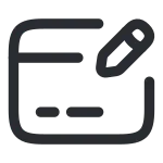 Card Edit SVG Icon